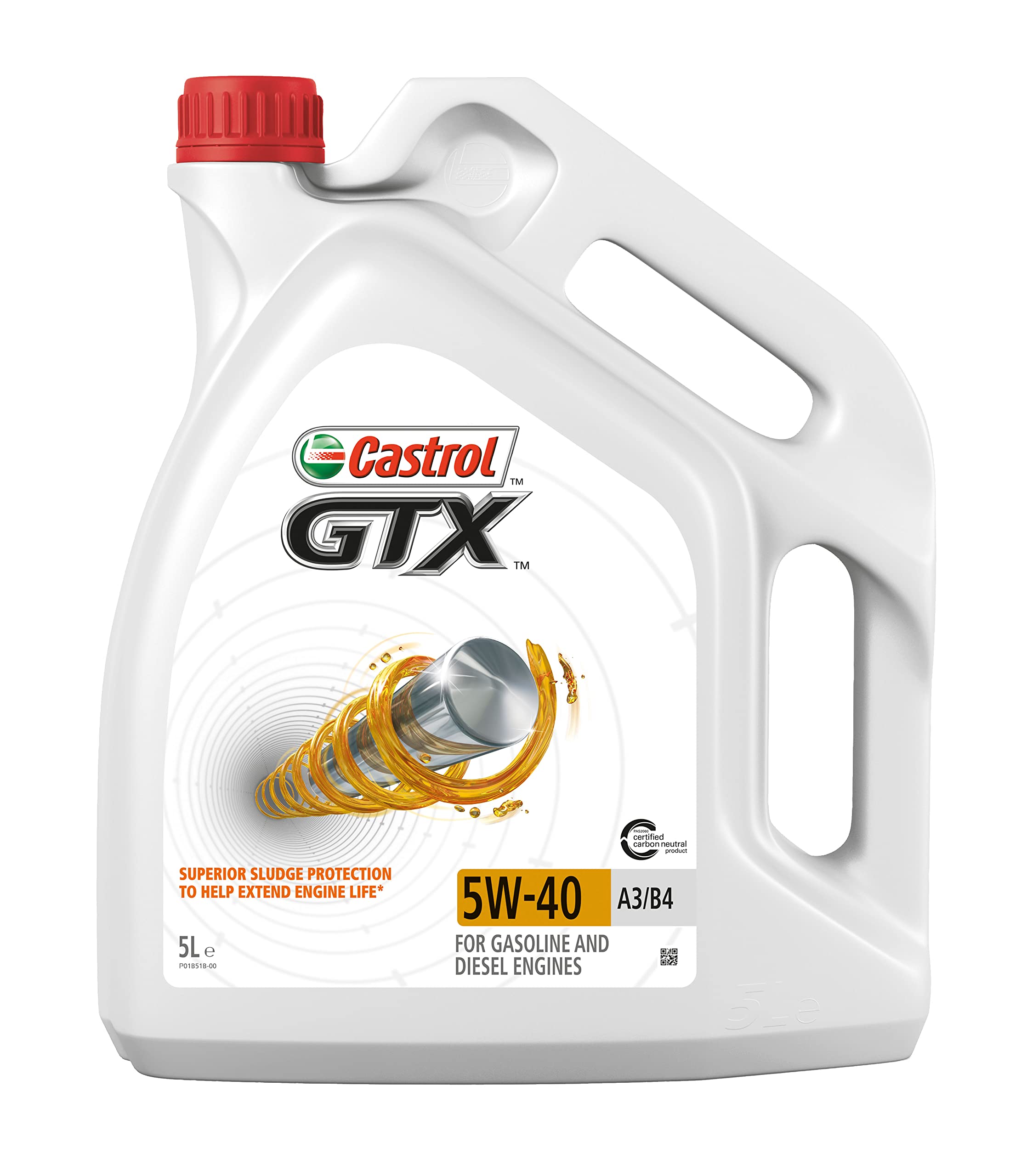 Castrol GTX 5W-40 A3/B4, 5 Litres : Amazon.de: Automotive